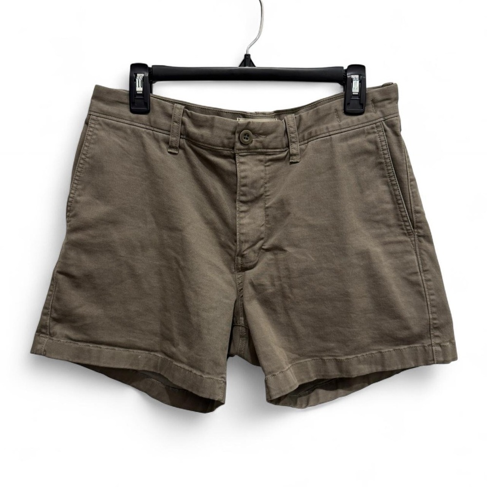 Madewell Olive Green COOLMAX Women's Chino Shorts Size 32